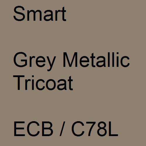 Smart, Grey Metallic Tricoat, ECB / C78L.